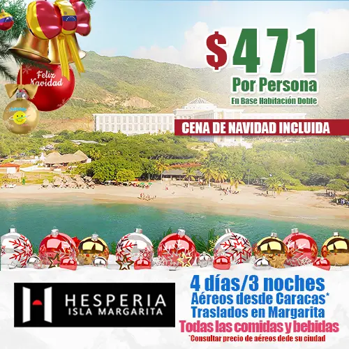 Hesperia Isla Margarita | Ofertas de Navidad | felizviaje.com