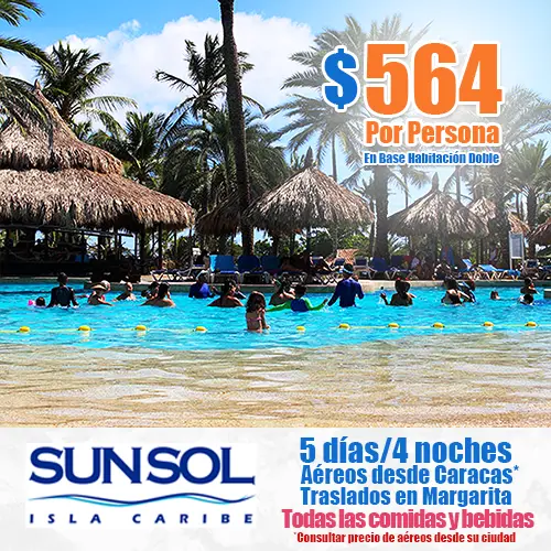 SUNSOL Isla Caribe | Ofertas de Semana Santa a Margarita | felizviaje.com