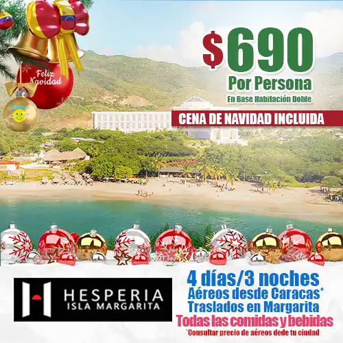 Hesperia Isla Margarita | Ofertas de Navidad | felizviaje.com