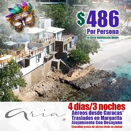 Oferta de Carnavales en Margarita | Hotel Aria by LD