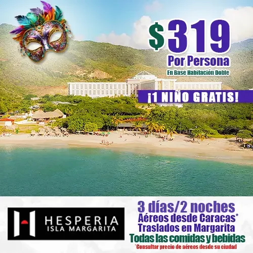 Hesperia Isla Margarita | Ofertas de Carnaval en Margarita | felizviaje.com