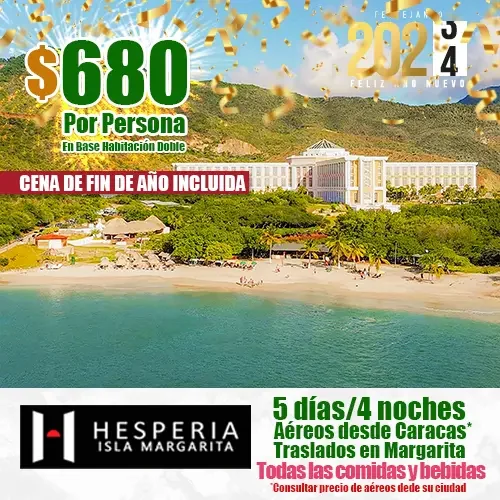 Hesperia Isla Margarita | Fin de Año en Margarita | felizviaje.com