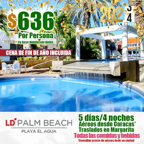 Hotel LD Palm Beach, Fin de Año en Margarita | felizviaje.com
