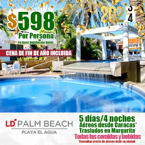 LD Palm Beach | Fin de Año en Margarita | felizviaje.com