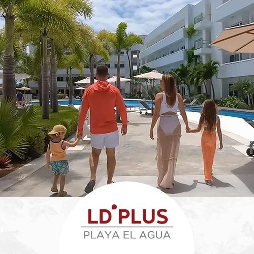 En LD Plus Hotel de lujo con TODO INCLUIDO, dónde se combinan una moderna infraestructura, un impecable servicio y una inmejorable propuesta gastronómica de muy alto nivel, ideal para disfrutar de unas vacaciones inolvidables ubicado a pocos metros de Playa el Agua.