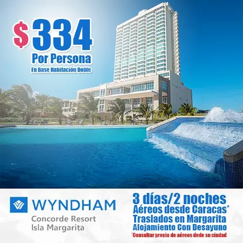 Wyndham Concorde Margarita, Oferta de Temporada Baja | felizviaje.com