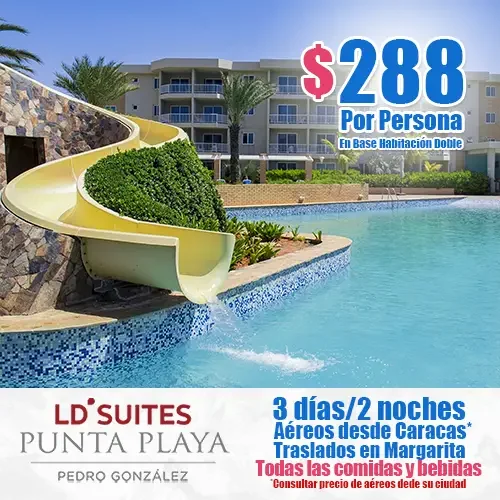 Ofertas de Temporada Baja a Margarita | LD Suites Punta Playa | felizviaje.com