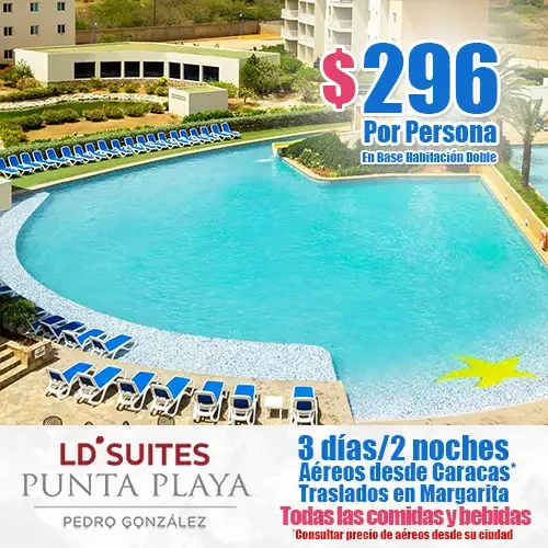 Oferta de Temporada Baja en el Hotel LD Suites Punta Playa de Margarita - felizviaje.com