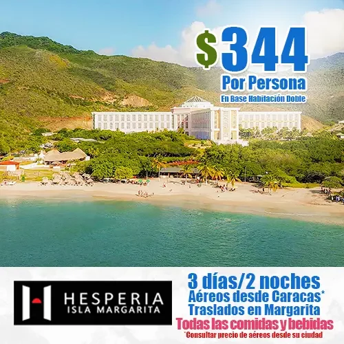 Ofertas de Vacaciones a Margarita | Hesperia Isla Margarita | felizviaje.com
