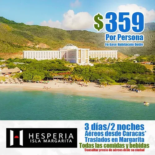Ofertas de Vacaciones a Margarita | Hesperia Isla Margarita | felizviaje.com