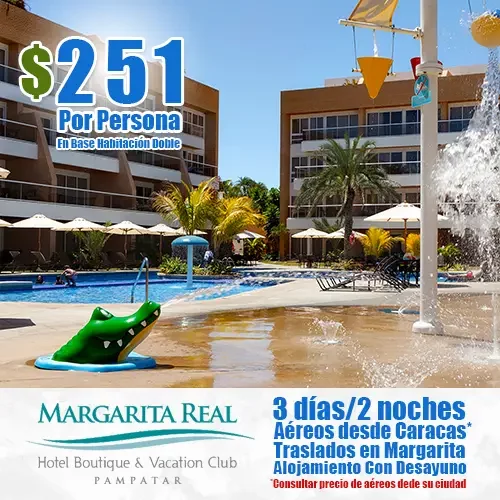 Margarita Real Hotel Boutique | Oferta de Temporada Baja | felizviaje.com