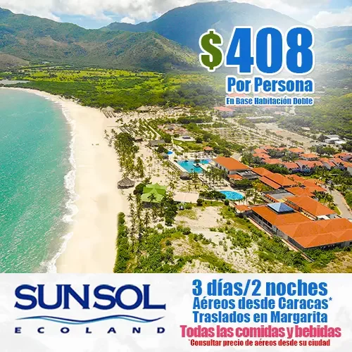 SUNSOL Ecoland | Ofertas de Vacaciones a Margarita | felizviaje.com