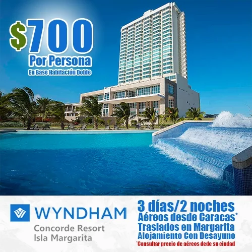 Ofertas Vacaciones en Wyndham Concorde Margarita | felizviaje.com