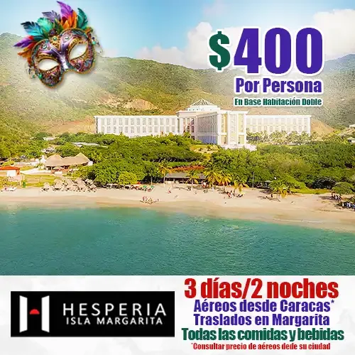 Hesperia Isla Margarita | Ofertas de Carnaval en Margarita | felizviaje.com