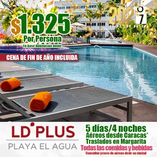 Hotel LD Plus | Ofertas de Año Nuevo en Margarita | felizviaje.com