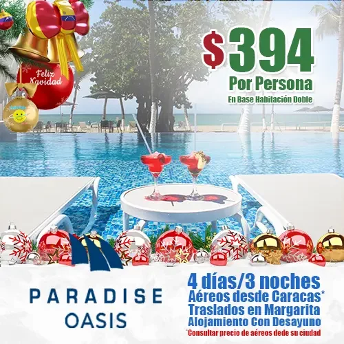 Hotel Paradise Oasis | Ofertas de Navidad | felizviaje.com