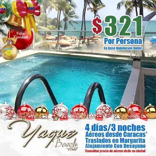 Ofertas de Navidad, Hotel Yaque Beach | felizviaje.com