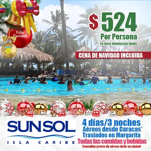 SUNSOL Isla Caribe | Ofertas de Navidad | felizviaje.com