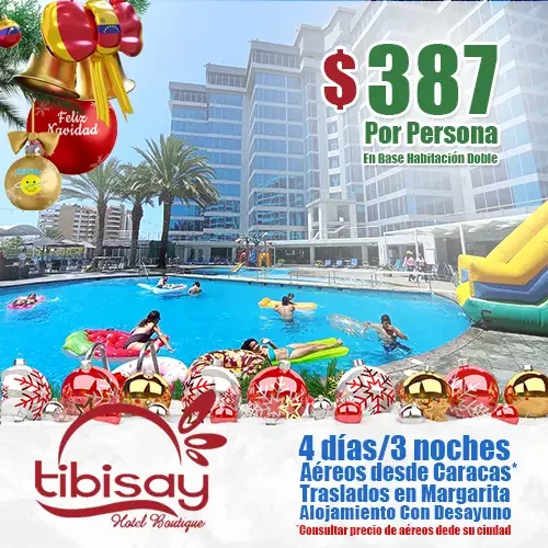 Tibisay Hotel Boutique, Navidad a Margarita | felizviaje.com