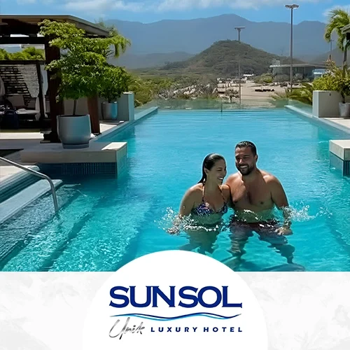 Ubicado en Pampatar junto al Centro Comercial más grande de Margarita. El Sunsol Unik Hotel es el lugar ideal para combinar el descanso y relax con las múltiples actividades que te ofrece esta hermosa isla.